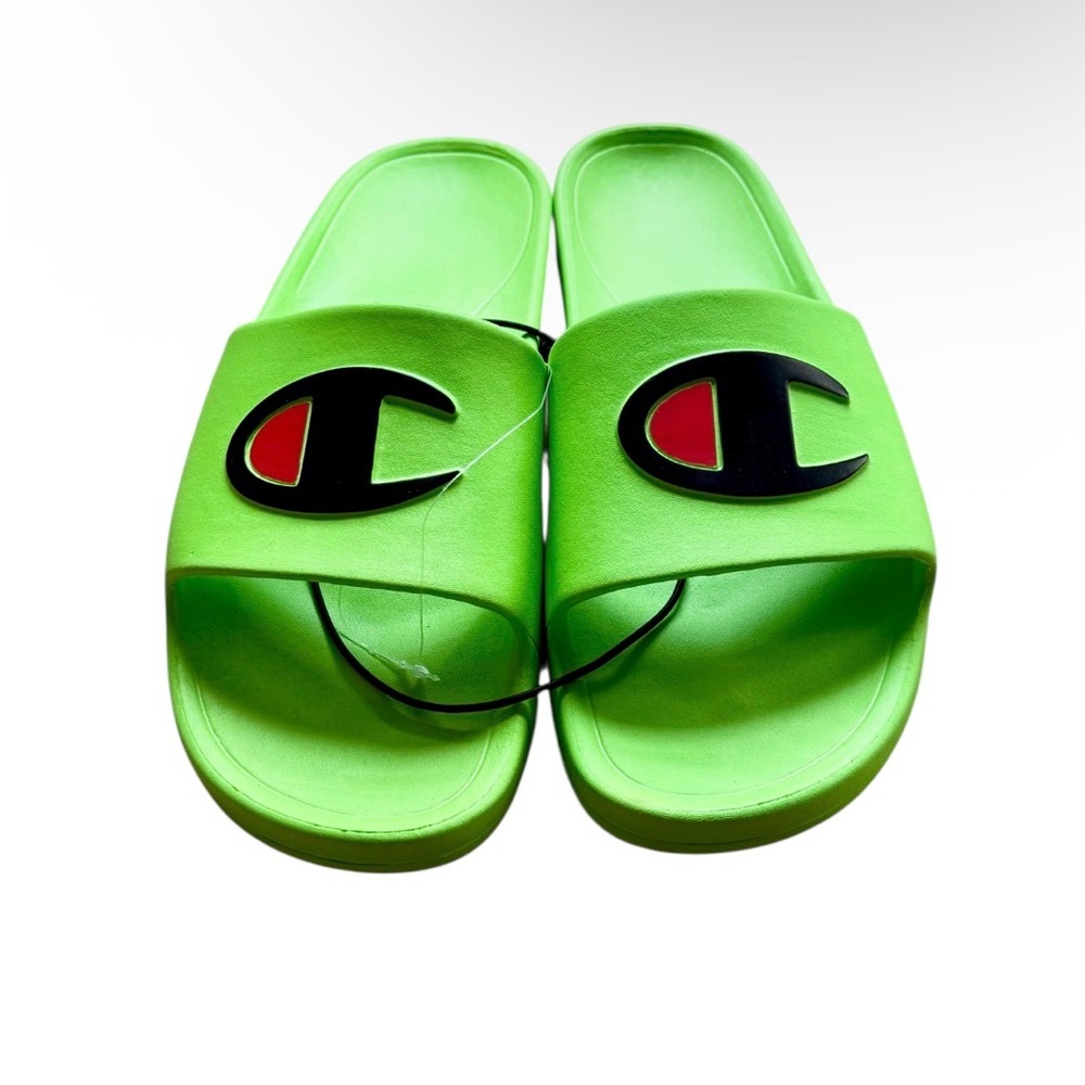 Champion Neon Green Men’s Slides